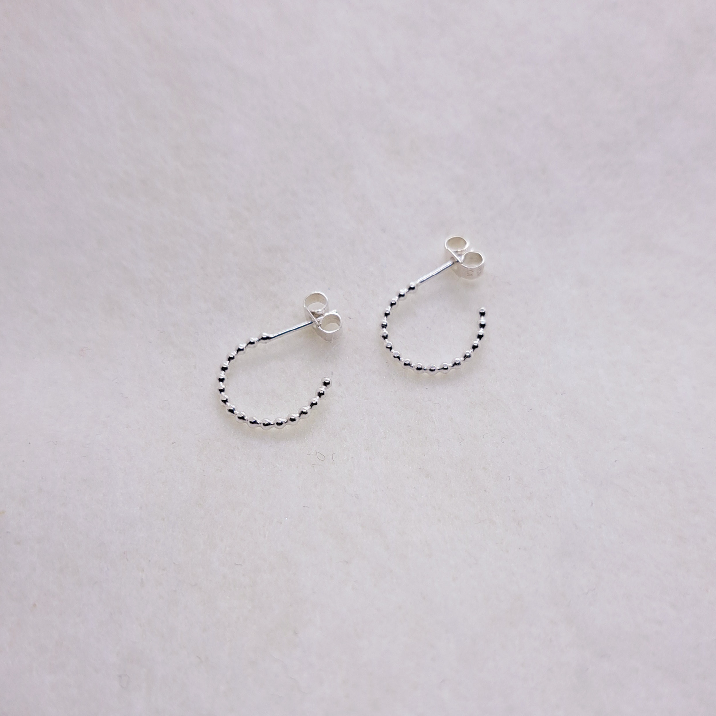 Mini Bead Hoops