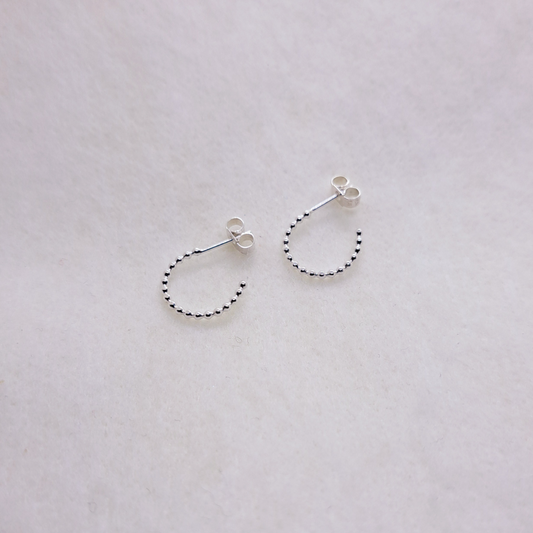 Mini Bead Hoops