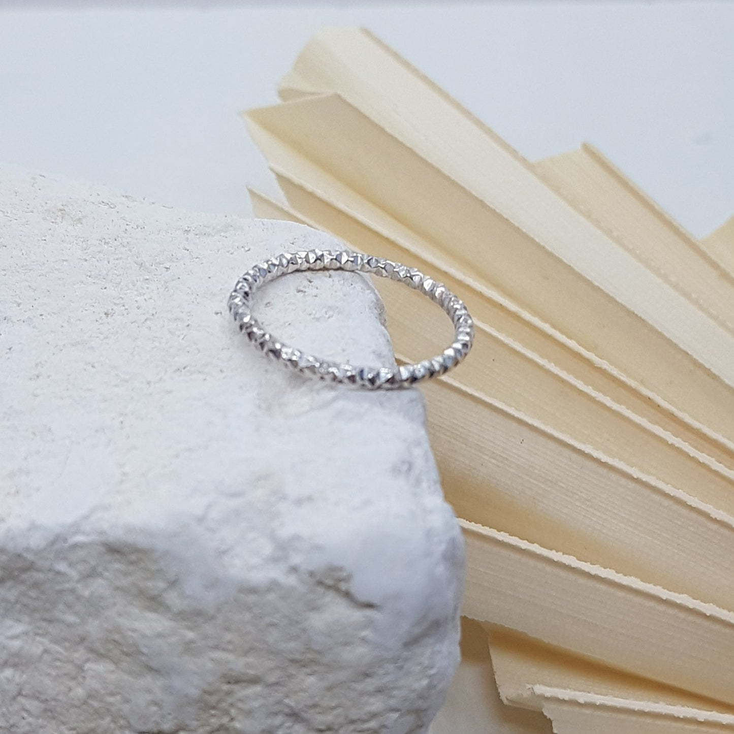 Nori - Sparkly Stacker Ring