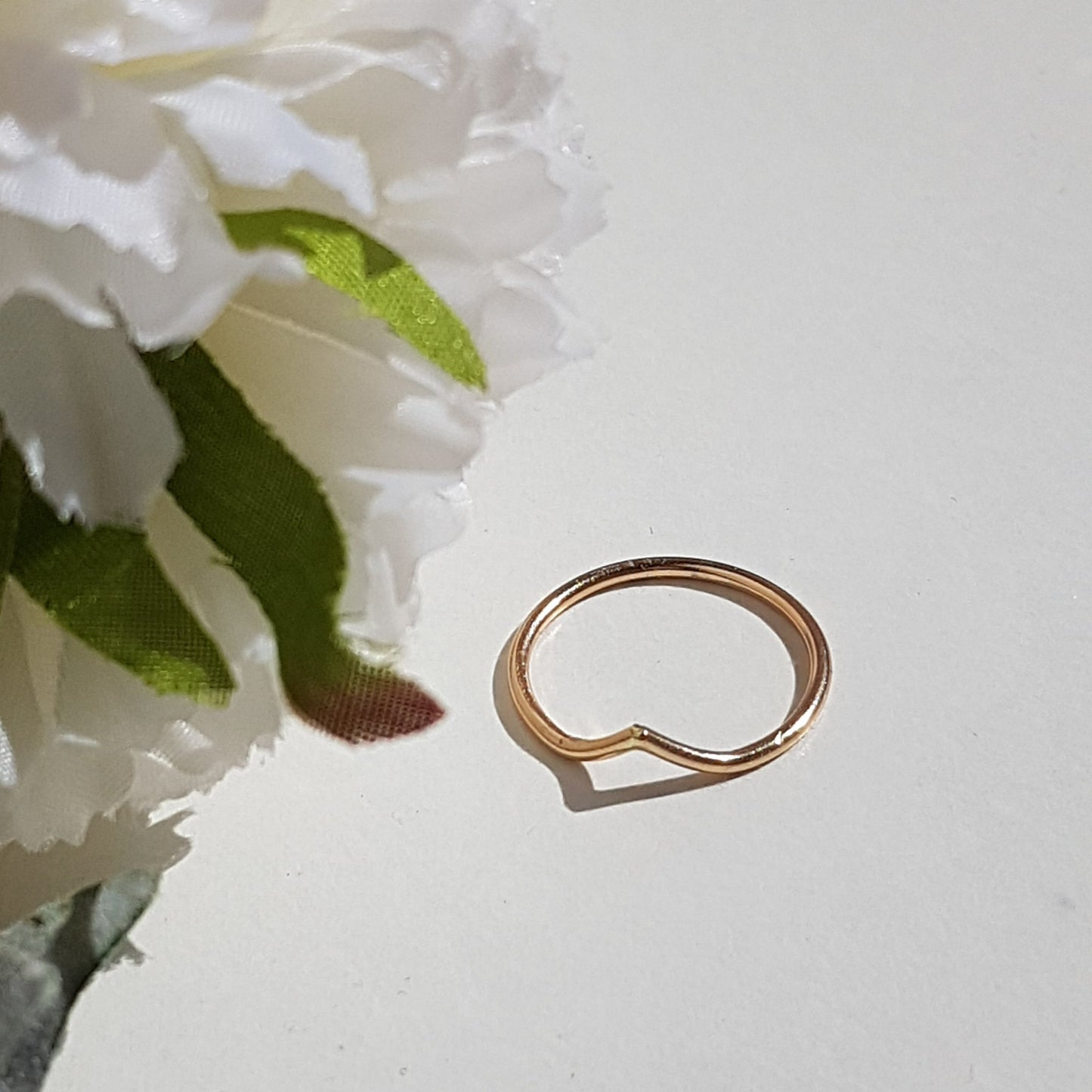 Sara - Chevron Stacker Ring