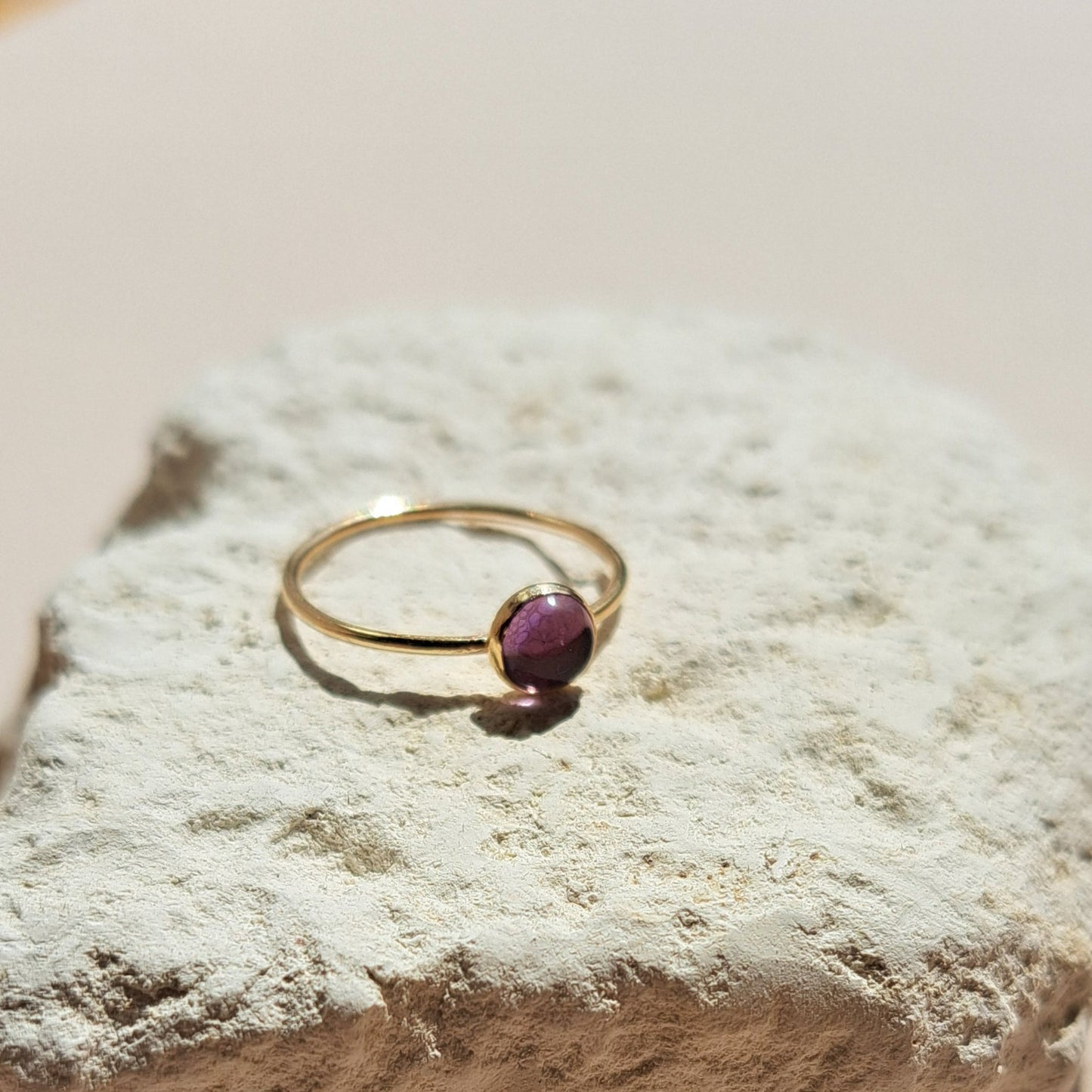 Ren - Amethyst Stacker Ring