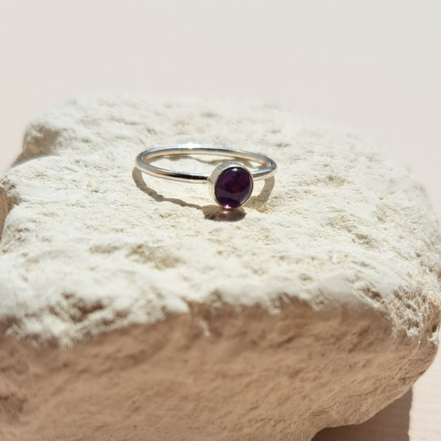 Ren - Amethyst Stacker Ring