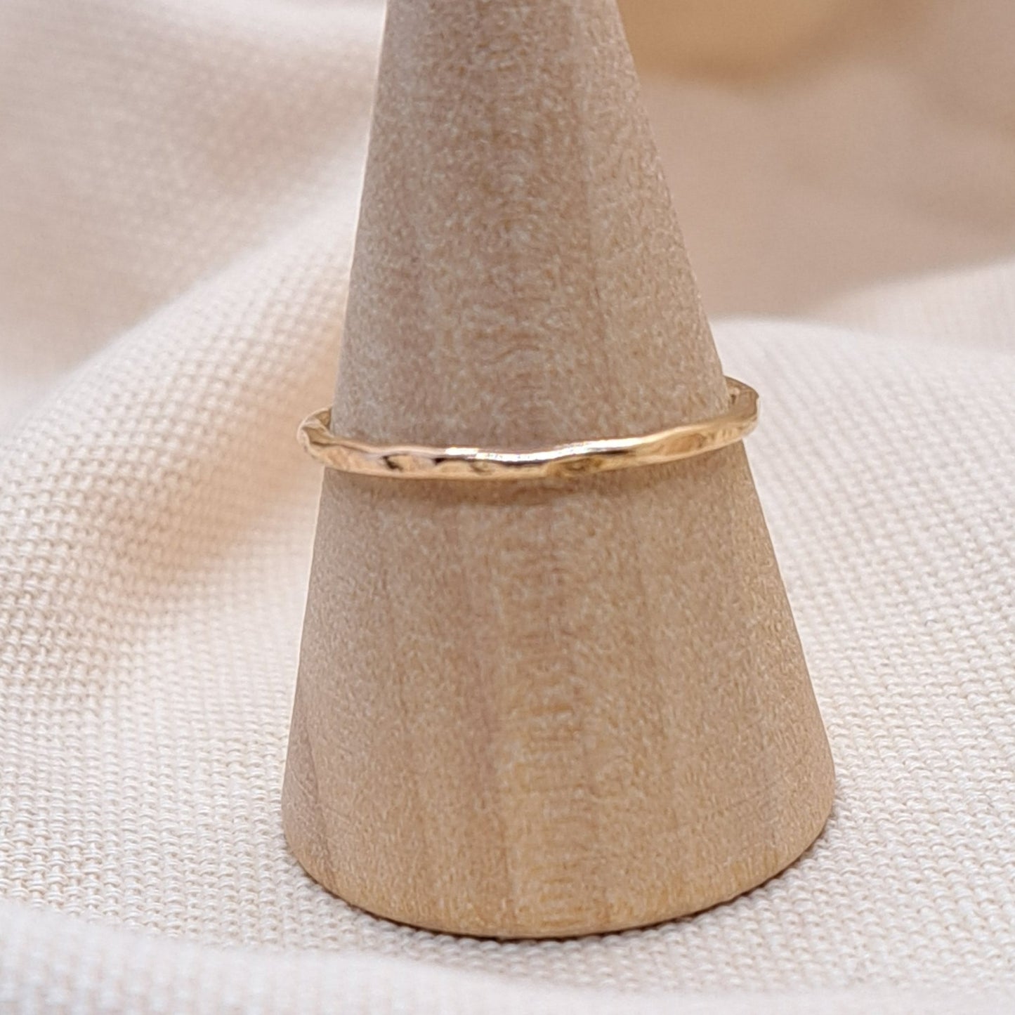 Hina - Hammered Stacker Ring