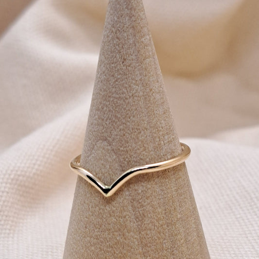 Sara - Chevron Stacker Ring