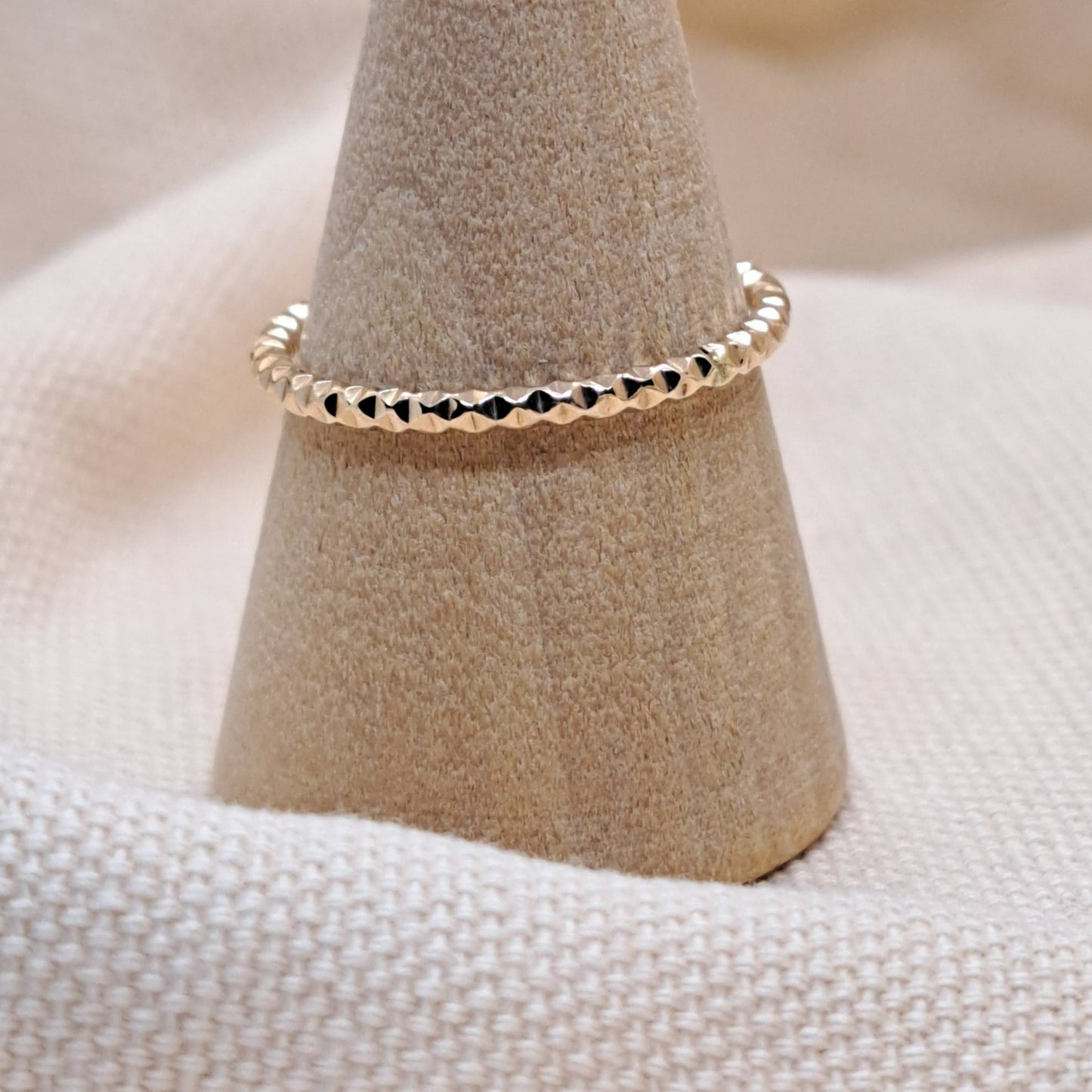 Nori - Sparkly Stacker Ring