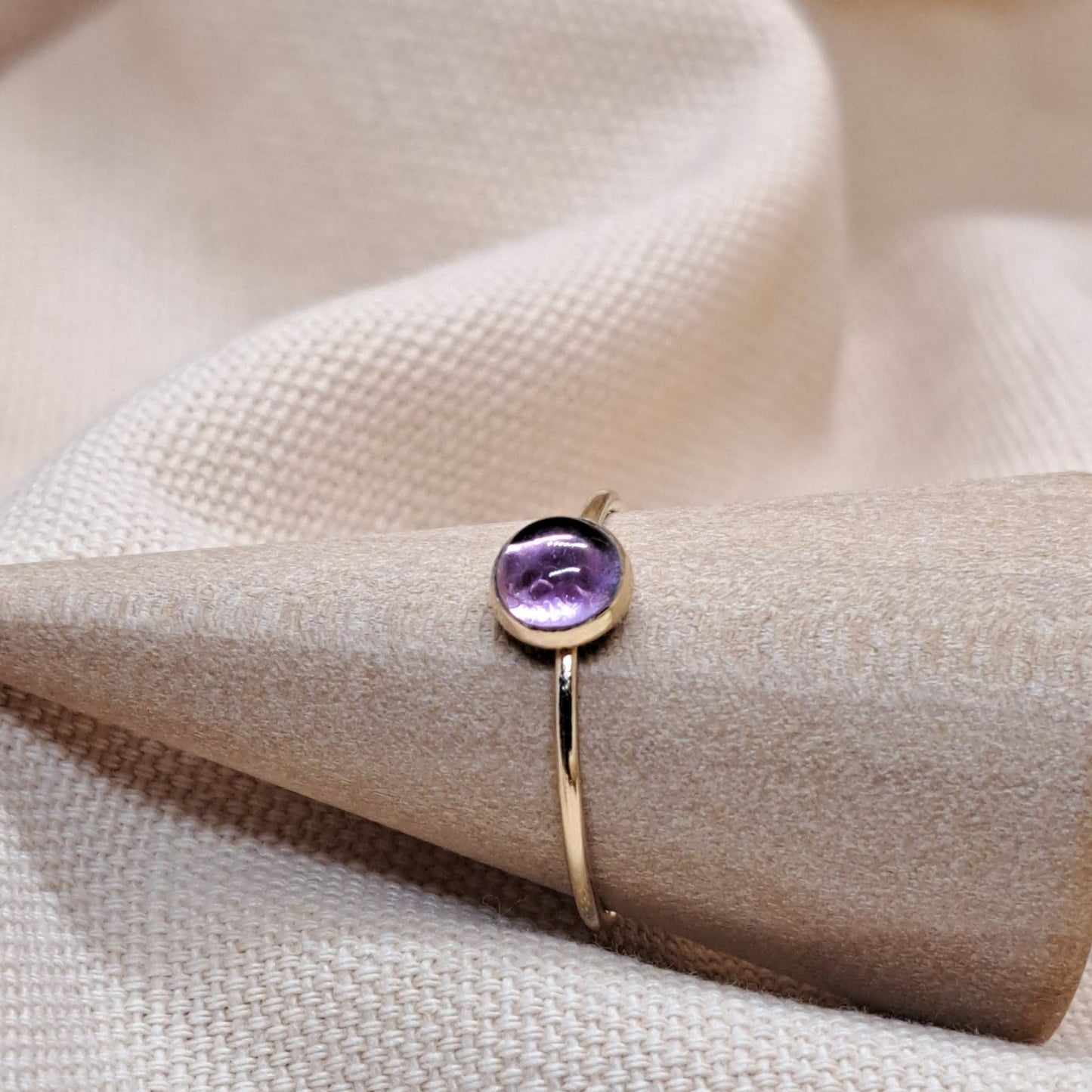 Ren - Amethyst Stacker Ring