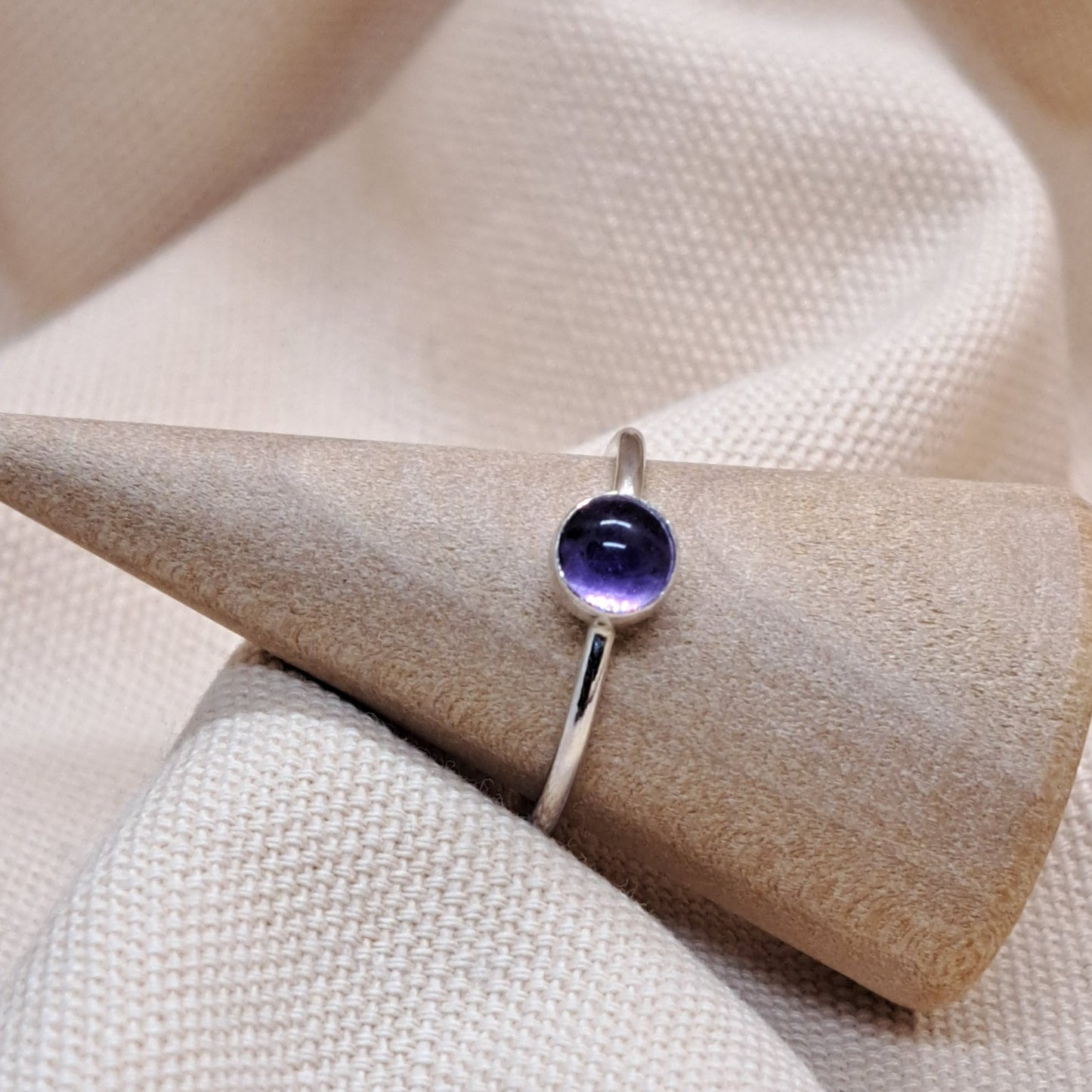 Ren - Amethyst Stacker Ring